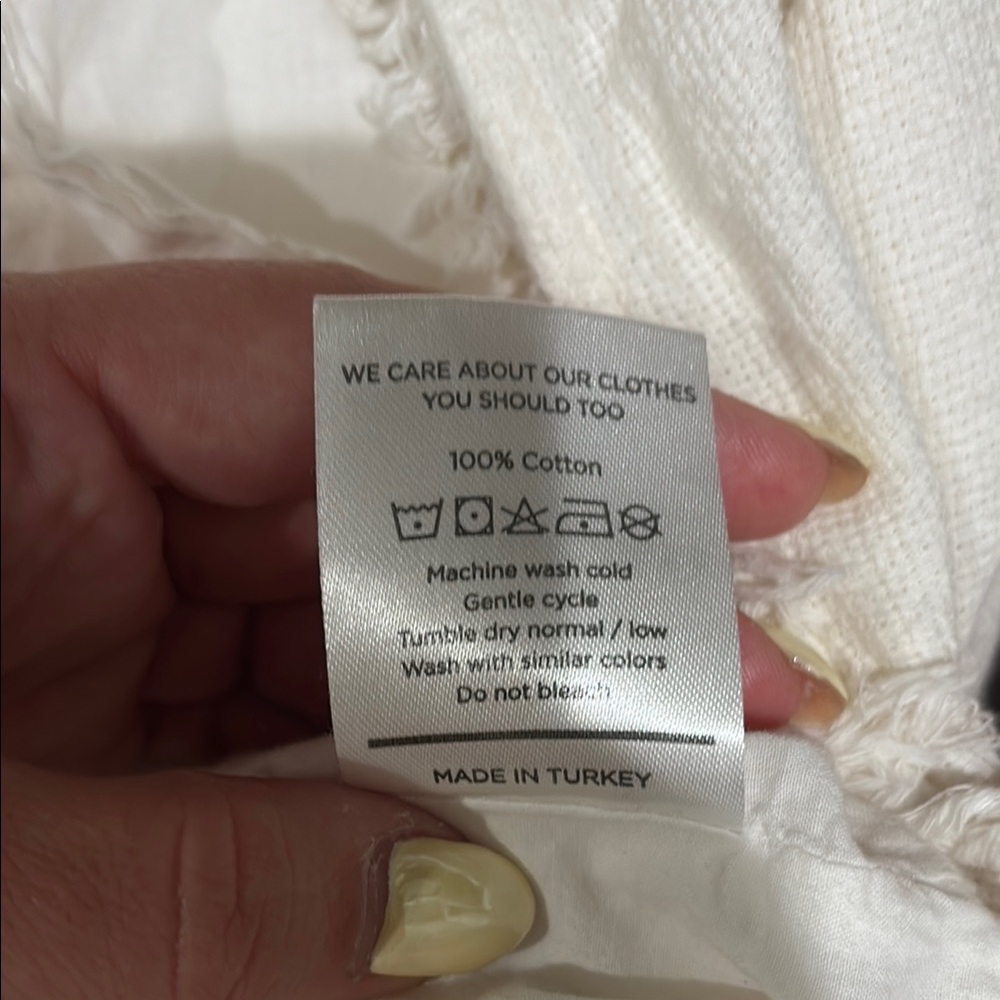 Sincerely Jules Cream Ruffled Backless Tank Top - Picture 6 of 7